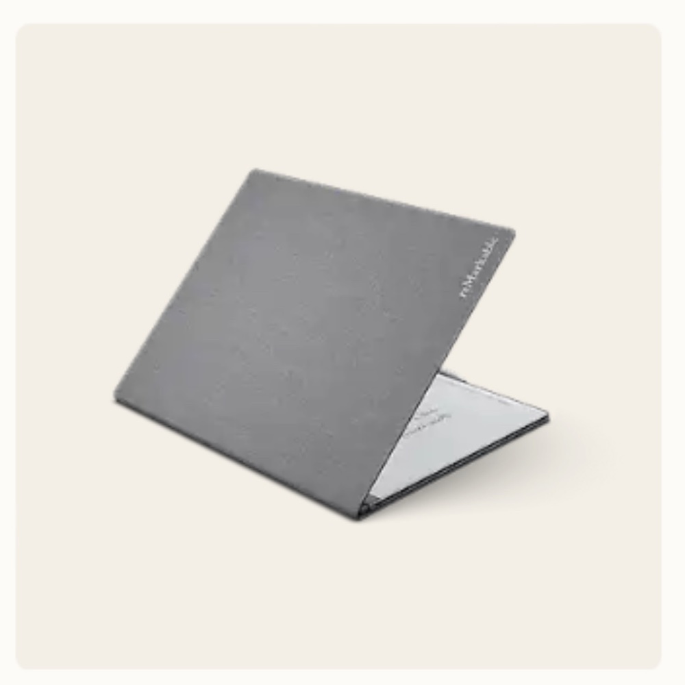 remarkable 2 Folio - Book Folio Gray Polymer Weave Tablet Cover